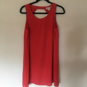 Red Shift Dress